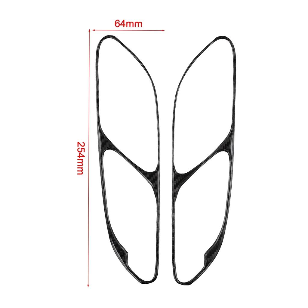 Useful Decorative Panels Trim Auto Parts Panel Real Carbon Fiber Tool Waterproof With Double-sided Adhesive Tape