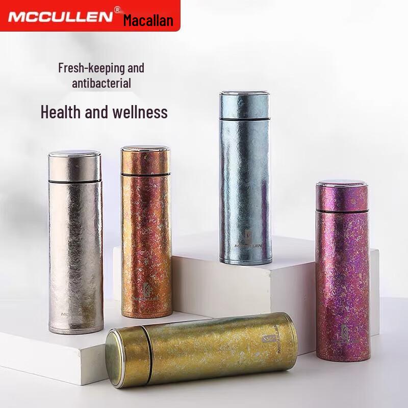 MCCULLEN 330ML Double-Layer Pure Titanium Insulated Mug