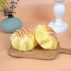 Pu Slow Rebound Food Play Squeeze Toy Simulation Tart Toast Cake Bear Model Fun Wet And Soft Feel Stress Relief Happy Fidget Toy