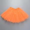 Children's Three-Layer Puffy Tutu Skirt with Sequins