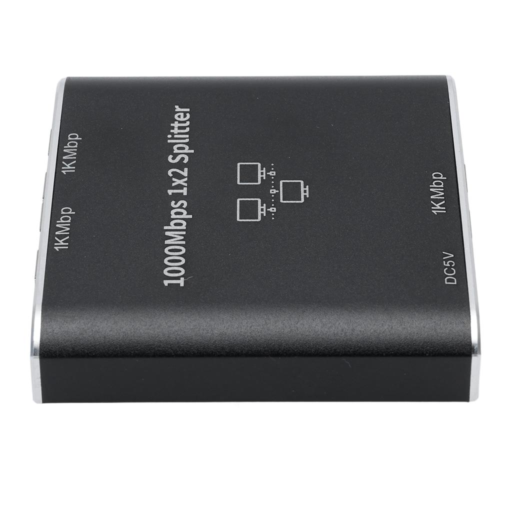 Gigabit Ethernet Splitter 1 To 2 1000Mbps RJ45 Internet Splitter Adapter Network Switcher for IPTV Router PC