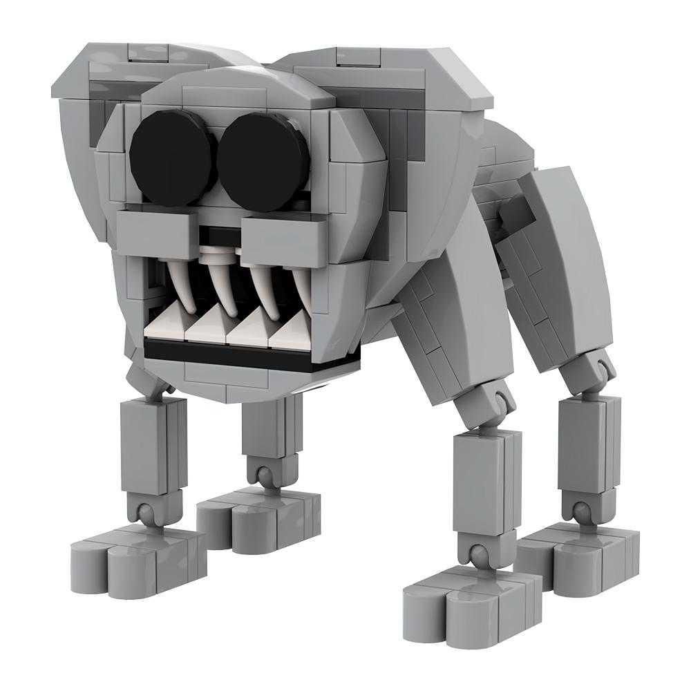 MOC Neues Horrorspiel Zoonomaly Bausteine Modell Horrortier Katze Elefant Koala Affe Bausteine Horror-Zoo Bauspielzeug Geschenk