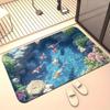 Printed Kitchen Floor Mat, Bathroom Floor Mat, Washable Door Mat At The Entrance