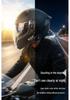 Cool Rider Bluetooth Full Face Motorcycle Helmet: Safe, Long Battery Life, Built-in Earphones, Wide View for Navigation