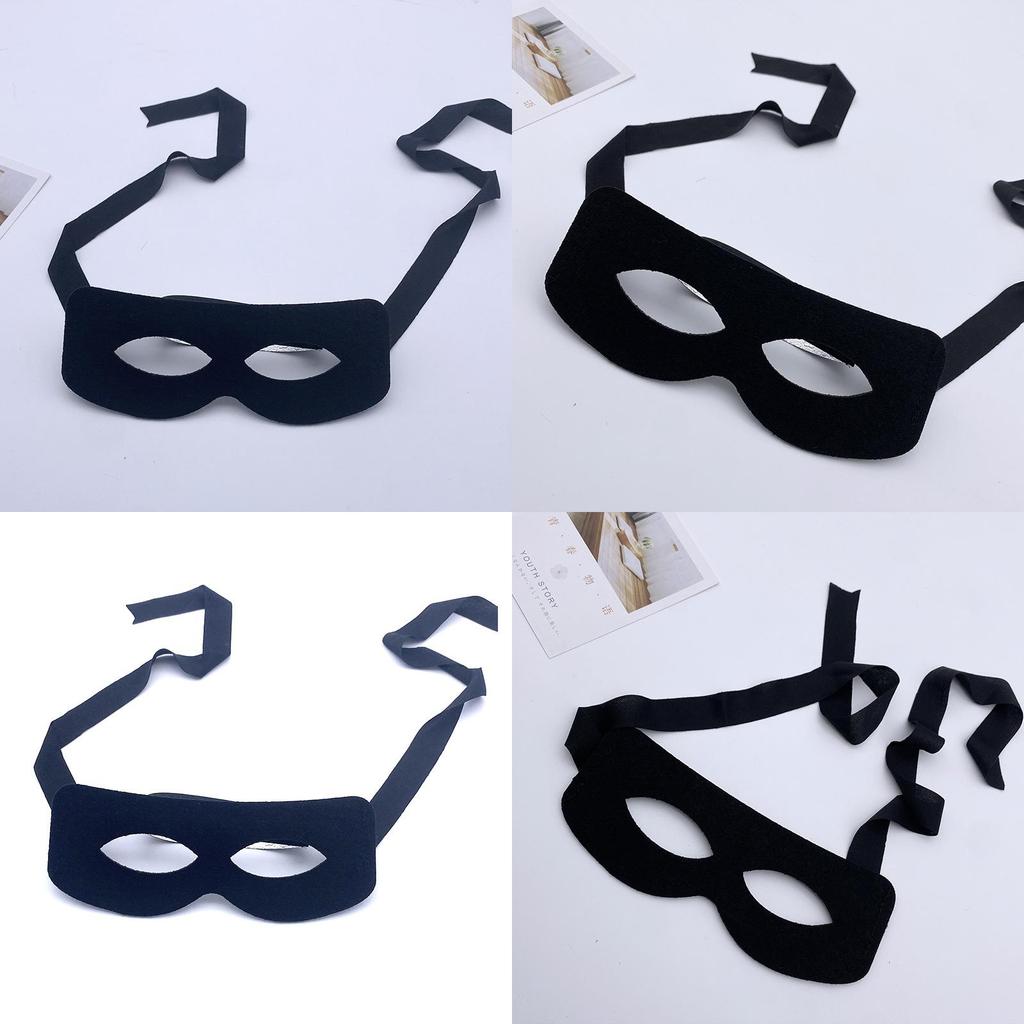 Cosplay Zorro Mask Eye Cover Fabric Material For Costume Parties And Themed Celebrations