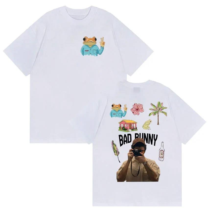 Unisex Vintage High Quality Cotton T Shirt Debi Tirar Mas Fotos Bad Bunny Album 2026 Graphic TShirt Fashion Cozy Oversized Tees