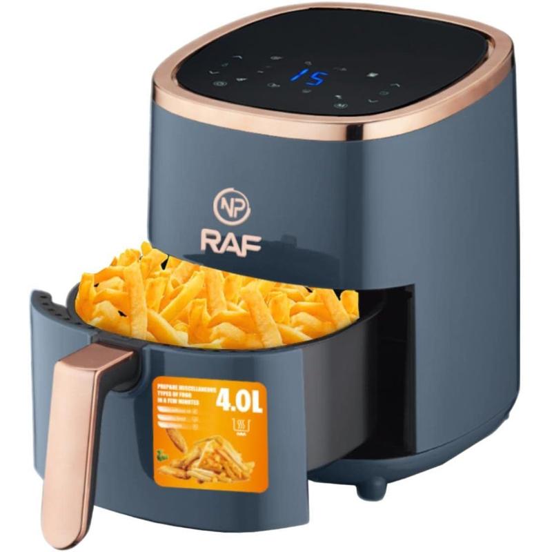 

NPO RACK R5007 Аэрофритюрница объемом 4,0 л с сенсорным экраном, 1500 Вт, безмасляная жарка и фритюрница с горячим воздухом
