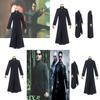 Film Matrix Kostium Cosplay Neo Kurtka Wiatrówka Kostium na Halloween