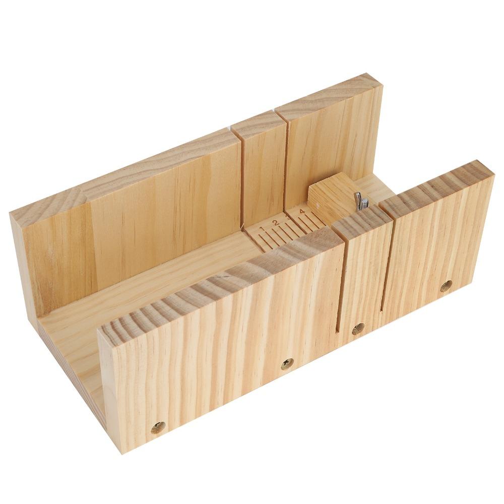 Tagliere per Sapone Colore Legno con Segni di Scala Affettatrice per Sapone Scatola Regolabile per Taglio Sapone Fai da Te per la Produzione di Sapone