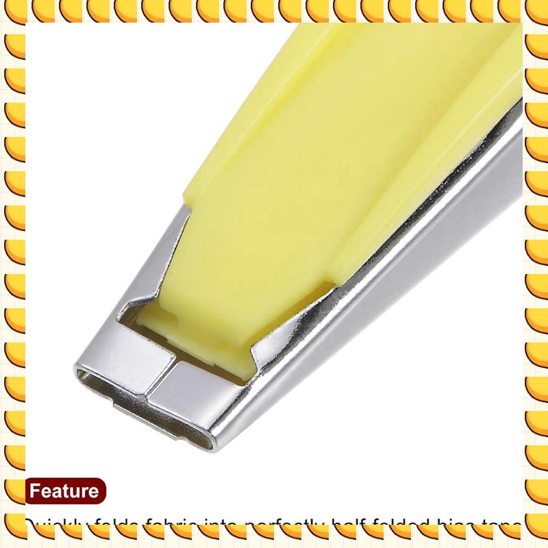 

BAAU Tape Maker Kit 6Mm 12Mm 18Mm 25Mm 9Mm Single And Double Fold Fabric Bias Binding Maker Sew Tool For Fabric Patchwork Durabl