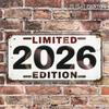 Pc D Plane Vintage Style Metal Sign  Limited Edition Metal Plaque Classic Commemorative License Plate Style Decoration
