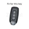 Auto Tpu Leather Car Smart Remote Key Cover Case Bag For Ford Territory Ev Shell Fob Holder Protector Accessories