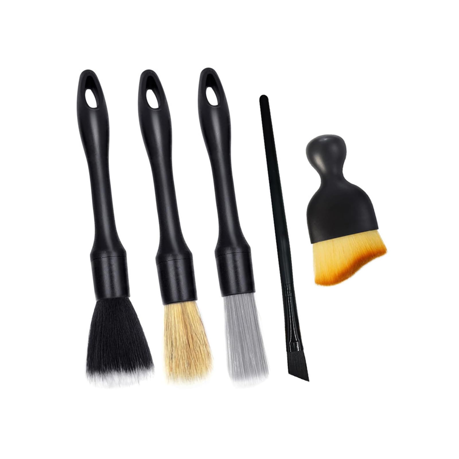 Car Wash Brush Set of 5 Wheel Brush Gap Tire