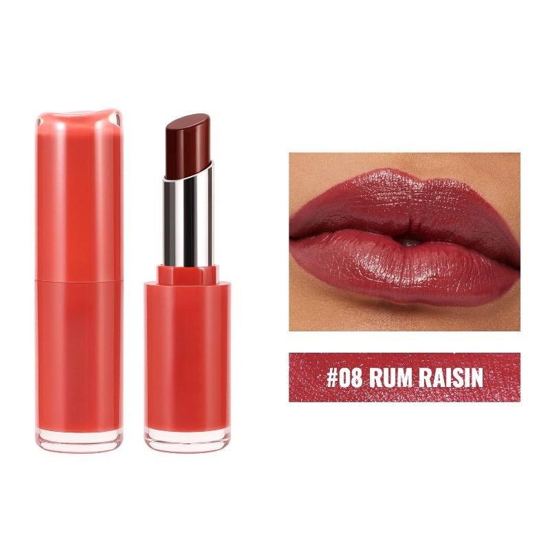 Rouge à lèvres 8 couleurs Hydratant Rouge à lèvres hydratant Naturel Imperméable Réparateur Lèvres Rouge à lèvres velours
