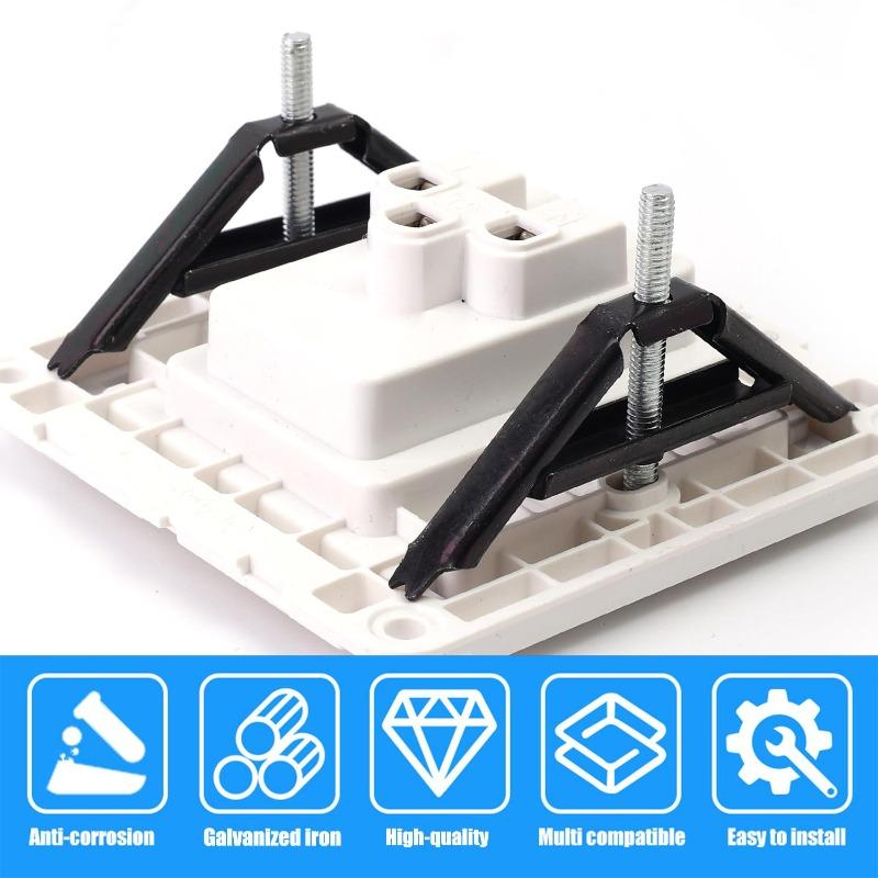 Type 86 Cassette Repairer Dark Box Switch Old Socket Boxes Replacement Fix Wall Repair Box Support Rod Restorer Home Repair Tool