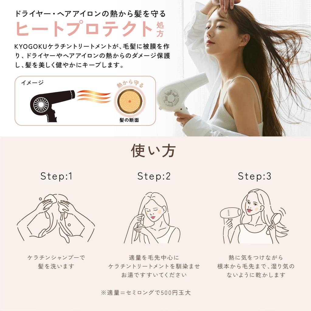 Kyogoku Keratin Shampoo Popular Ranking Salon Exclusive Keratin Organic Naturally Derived Salon Exclusive Made In Japan Repairs Damage Silicone-Free