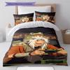 Cartoon Pattern Bedding Quilt Set Quilt Cover Pillowcase Home Decoration Birthday Gift (1 * Duvet Cover + 2 * Pillowcase, Without Core)