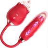 Women Vibrator Powerful 3 In1 Rose Sucker G-Spot Vagina Licking Stimulator Dildo Clitoris Massager Masturbator Sex Toy for Women