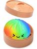 Regenbogenfarbenes Knödel Squishy Spielzeug Mit Bambus Langsames Aufsteigen Stressabbau Fidget Ball Weiche Quetschspielzeuge Für Erwachsene & Kinder