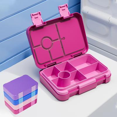 Scatola Pranzo per Bambini 810ml Portatile Divisa Adatta al Microonde Bento Box Senza BPA Ermetica Contenitore per Alimenti per il Ritorno a Scuola Cucina