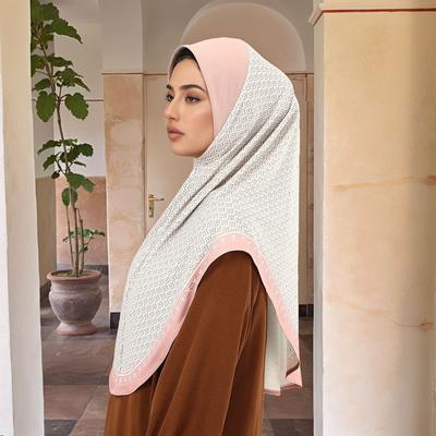 Fashion Shiny Diamond Instant Printed Hijab Full Cover Head Women Soft Chiffon Amira Scarf Islam Female Ramadan Headscarf Turban