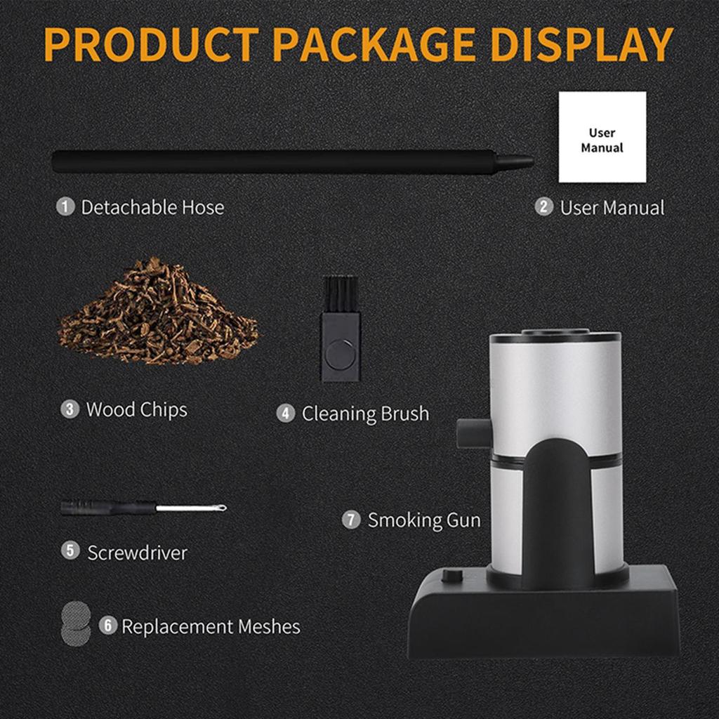 Cuisine Smoke Infuser Powered Portable for Outdoor grill per bbq