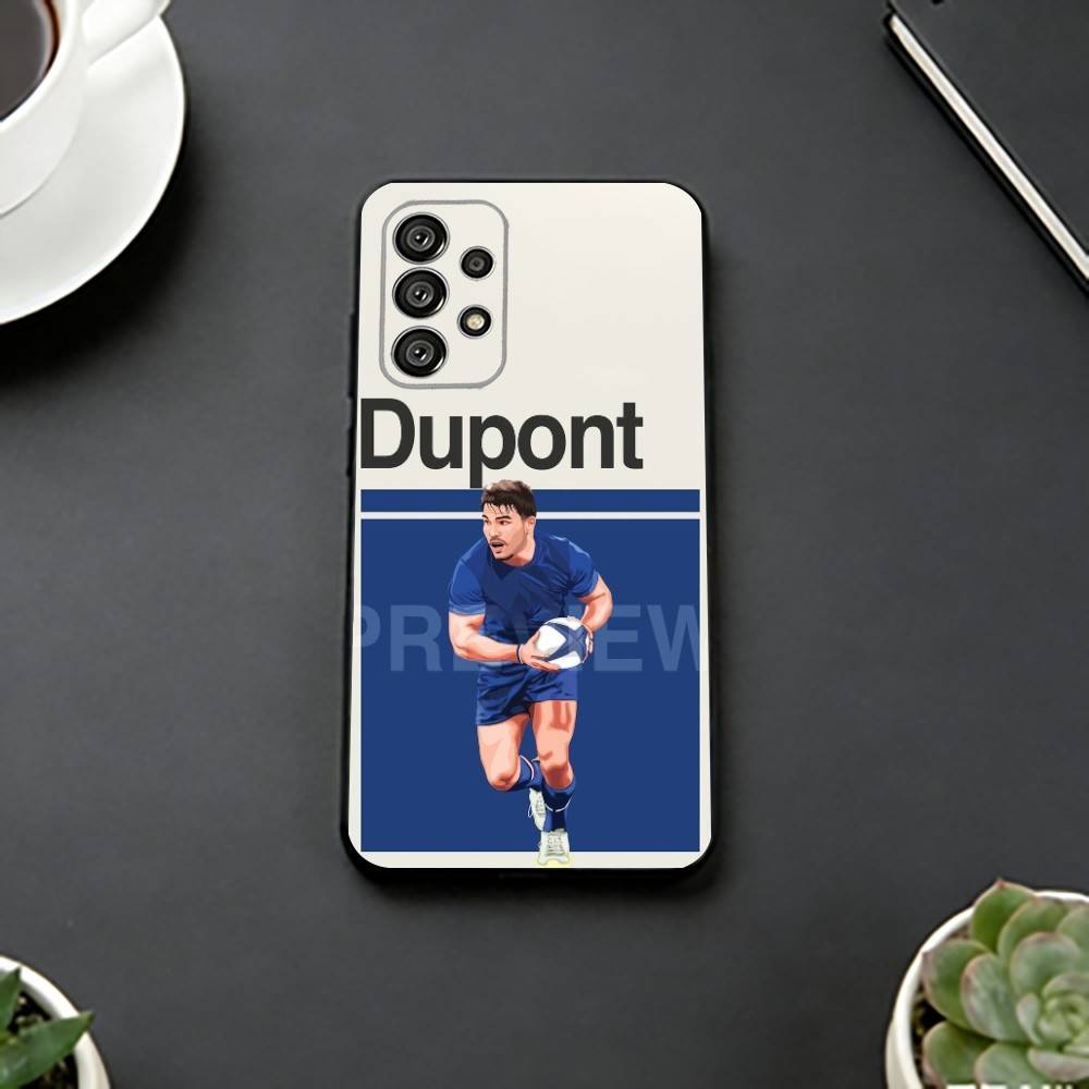 Antoine Dupont for Rugby Fans Phone Case For Samsung S25,S24,S21,S22,S23,S30,Ultra,S20,Plus,Fe,Soft Silicone Black Cover