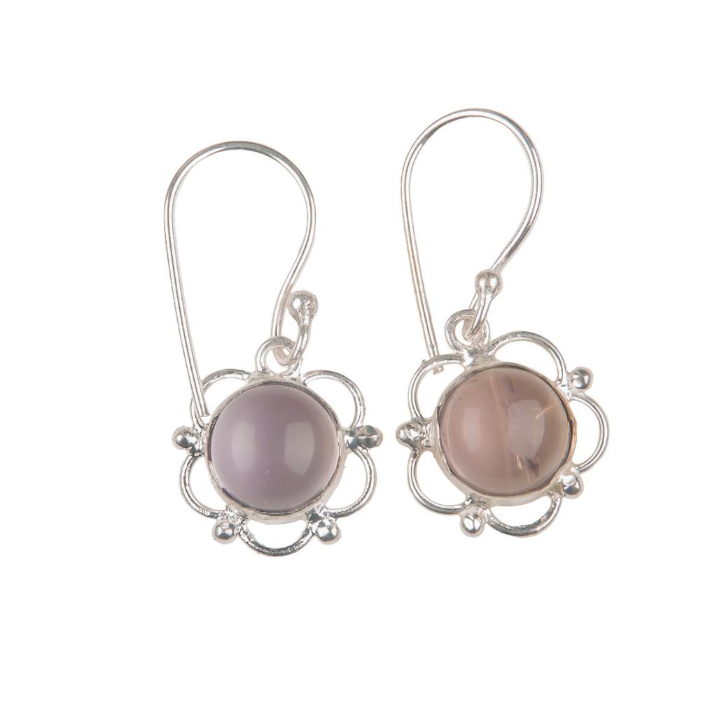 Natural Ametrine Gemstone 925 Sterling Silver Jewelry Earrings1.40" Gift For Her EE-56-23