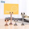 Stainless Steel Price Tag & Card Holder Clip for Dessert & Bread Display