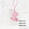 1 Piece Butterfly Applique Patch Hanging Rope Keyring  Starfish Sequin Handmade Beaded Clothing Sew On Patches Pendant