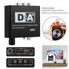 Digital to Analog R/L Audio Converter Plug and Play Stable Adaptor Convenient for Home Use