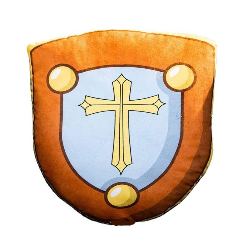 Sword Shield Plush Stuffed Toy Carton Doll Room Decoration Kid Gifts Birthday