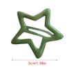 Funny Star Hairclip 2000s Japanese Side Pin Hair Clip Girl Hair Styling Tool Flower Side Clip Kids Girl Hair Decoration