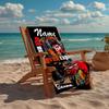 Asciugamano da Spiaggia Ultra-Morbido Personalizzato con Tema Motociclistico, Ideale per Piscina - Campeggio, Immersioni - Essenziale Perfetto per Viaggio, Asciugamano da Spiaggia Vivace.