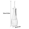 5W Oral Irrigator USB Rechargeable Water Flosser Portable Dental Water Jet Waterproof Electric Toothbrush Water Tank