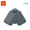 Non-Toxic 122Pcs/Lot 13548 Slope Roof Tile 2X2X1 Dots Block Moc Color Accessories Compatible With Brick Diy Children'S Toy Assembly Parts