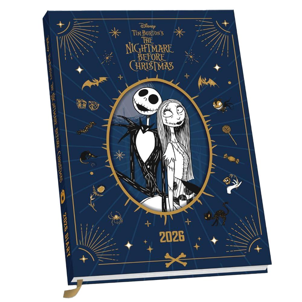 The Nightmare Before Christmas 2026 Jack and Sally A5 Diary