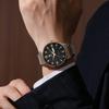 Gohuos 8806 Men Luxury Waterproof Luminous Hands Calendar Date Week Watch Stainless Steel Strap Top Quality Sport Wrist Watches