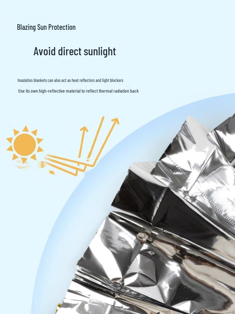 Outdoor Emergency Thermal Blanket for Hypothermia Prevention and Survival