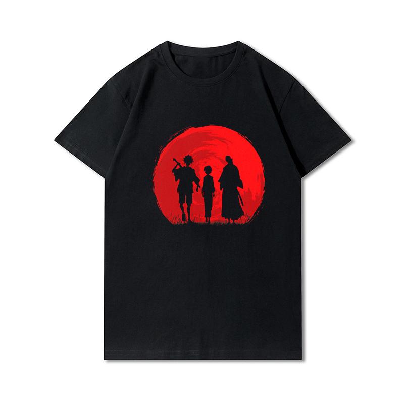 Tricouri 100% bumbac de vară pentru bărbați Vintage Samurai Retro Japanese Gaming 2077 Art Gam Printed Casual Top Tricouri