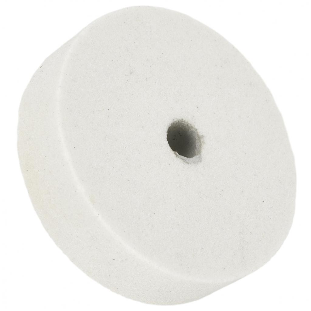 1 Pcs Polishing Wheel 10mm Hole Ceramic Yellow/White/Gray