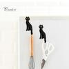 Cat Bendable Tail Wall Door Hook Key Hanger Home Kitchen Decorative Holder