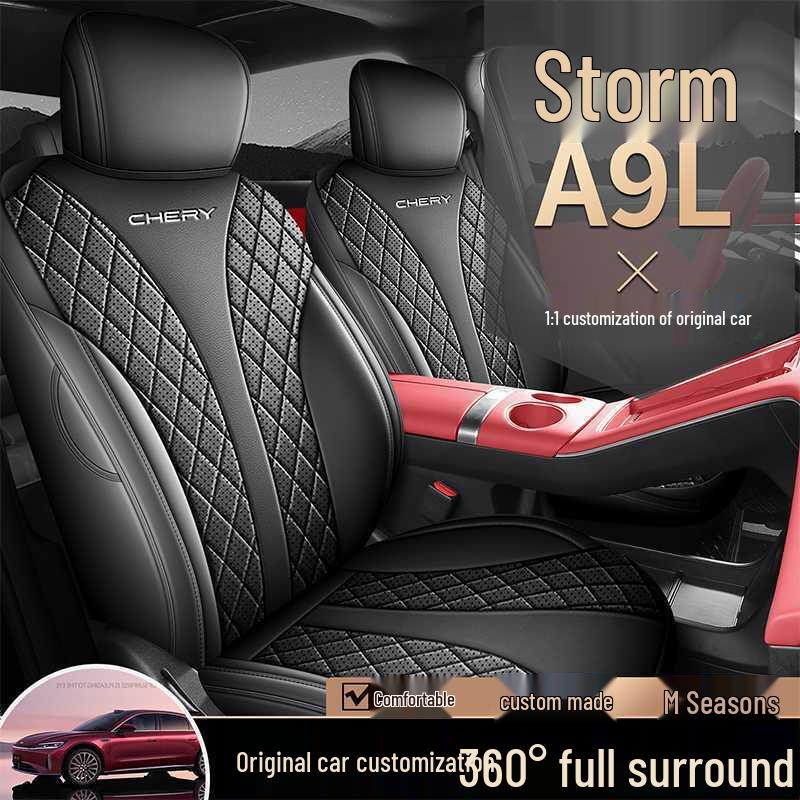 Chery Fengyun A9L Suede Seat Cushion & Cover - All-Season Universal Fit for Car Interior.