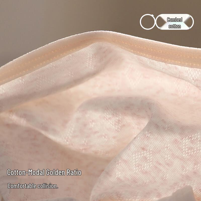 Palanduo Women's Low-Waist Lace Cotton Antibacterial Briefs