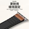 Silicone+Leather Strap for Apple Watch 11 10 42mm 46mm Ultra 3 49mm Magnetic Bracelet iWatch 9 8 7 6 5 SE3 45/41mm 40/44mm Band