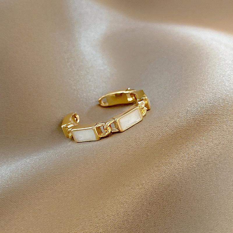 

Кольцо на костяшку пальца с покрытием из настоящего золота: Трендовый, Простой и Крутой Дизайн для Указательного Пальца.