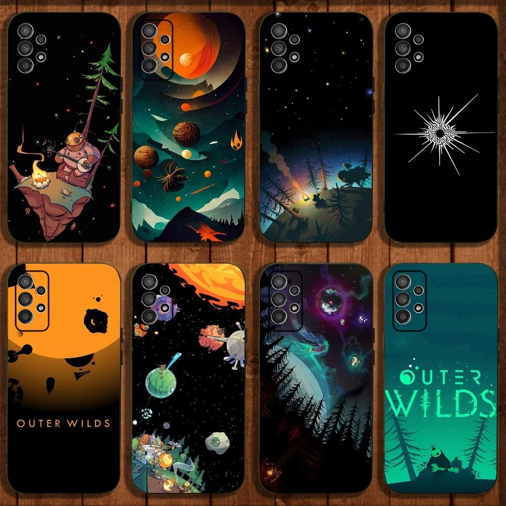 Game O-Outer Wilds Phone Case For Samsung Galaxy A13,A21s,A22,A31,A32,A52,A53,A71,A80,A91 Soft Black Cover