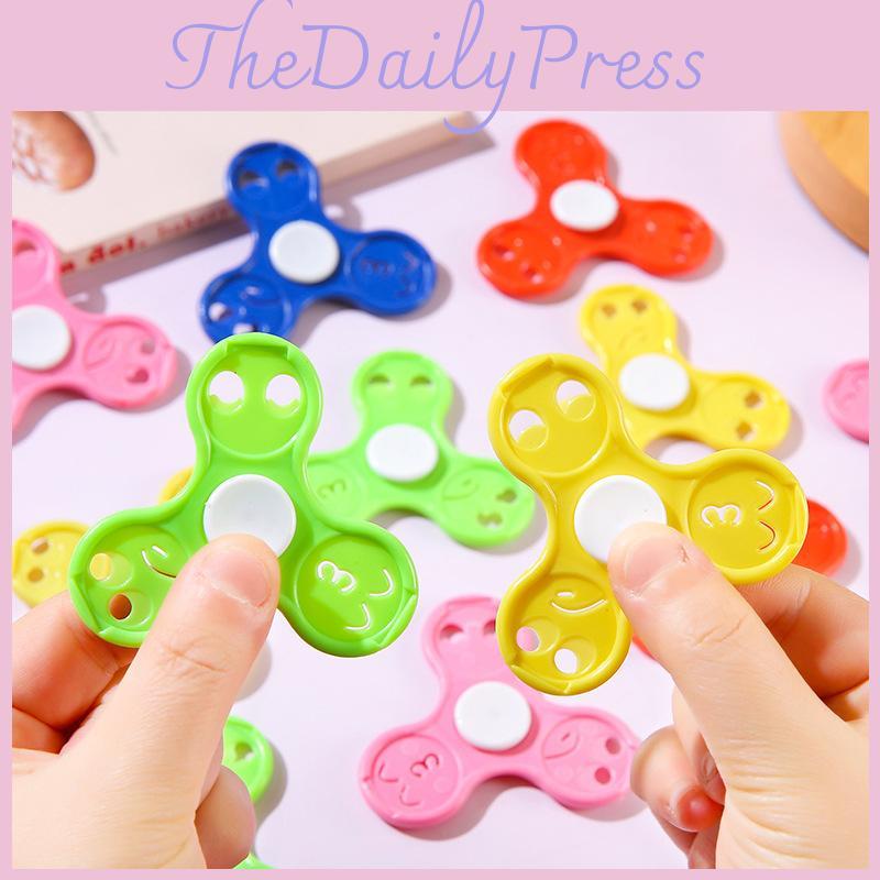 Creative Bearingless Expression Plastic Fingertip Gyroscope Toy Children