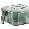 4 Storage Compartments Seasoning Box for Dining Table Home Kitchen