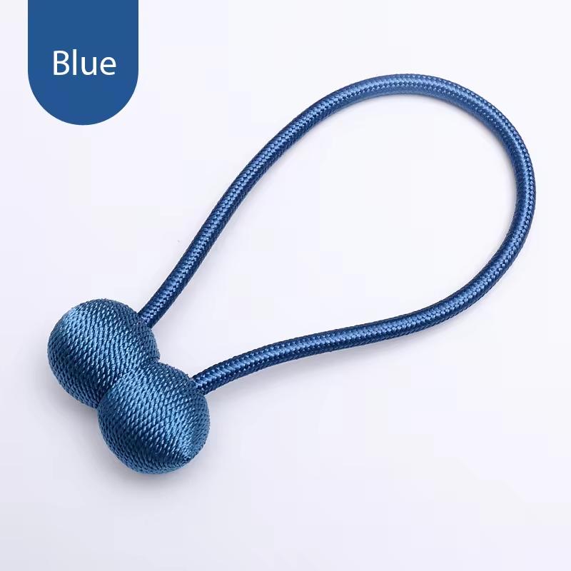 Headphone Curtain Strap with Light Luxury and High-grade Strap Magnetic Curtain Buckle Ring Bed Curtain Folding Rope Strap